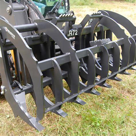 skid steer root grapple rake|skid steer root rake attachments.